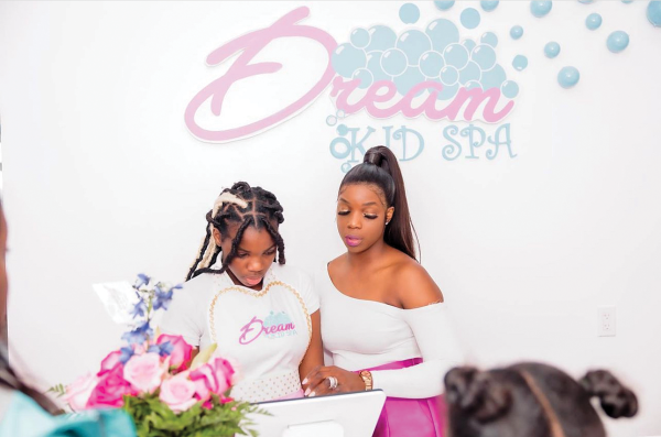 Young (right) told the Reporter that Dreams has become a place where many young adults in the community go to get their first job. Courtesy photos